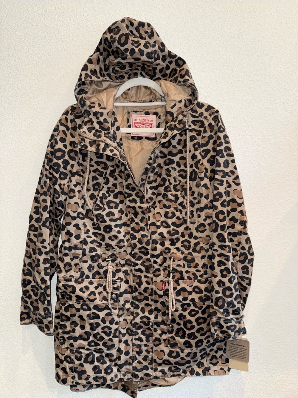 Levi's Leopard-Print Utility Jacket - Tan & Black